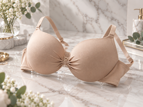 Beige Soft Padded Bra
